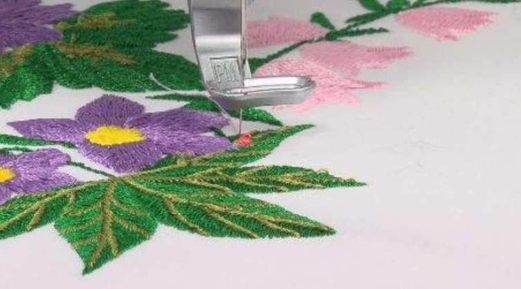 آموزش چرخ خیاطی ژانومه گلدوزی