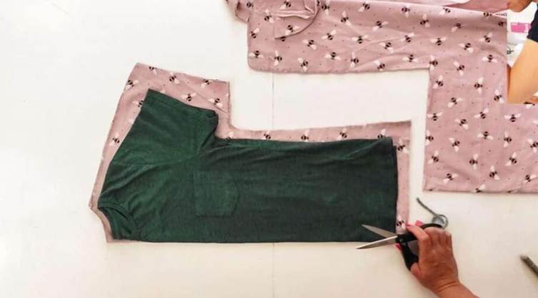 آموزش خیاطی آسان بدون الگو فقط با متر و قیچی