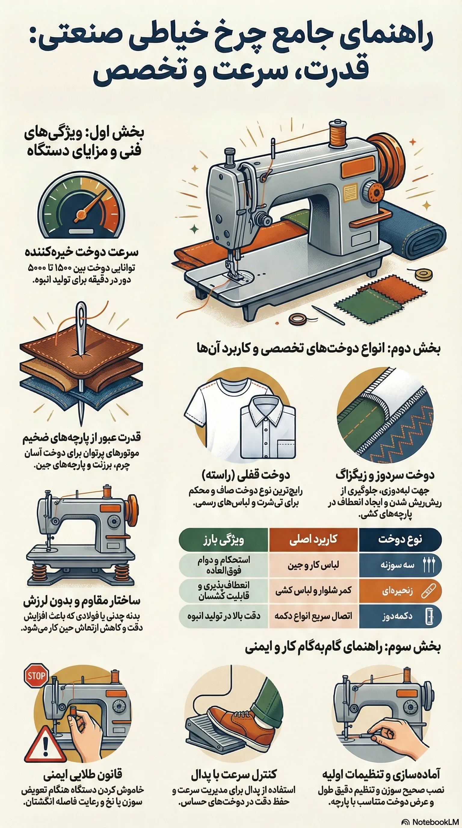 چرخ خیاطی صنعتی