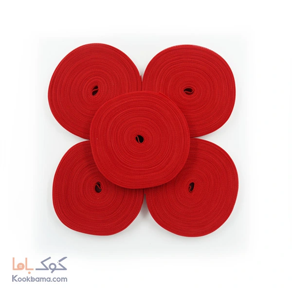 نوار اریب بشور رنگ قرمز کد b25