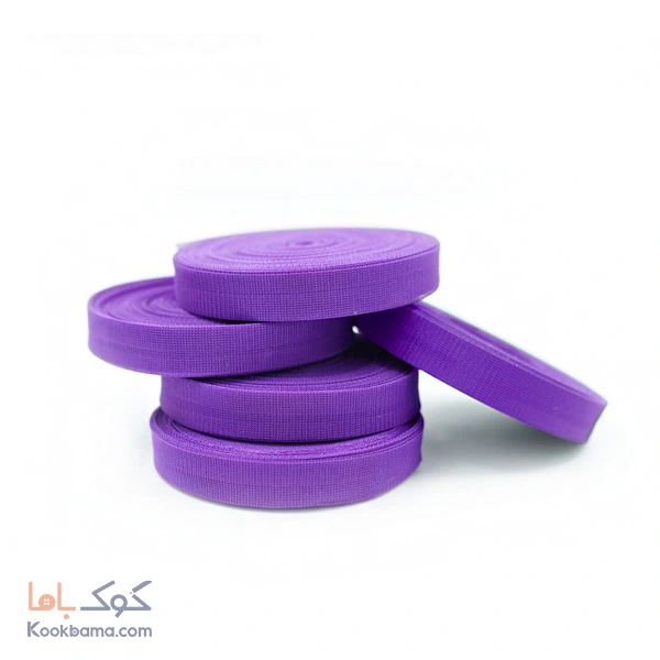 نوار اریب بشور رنگ بنفش متوسط کد b34