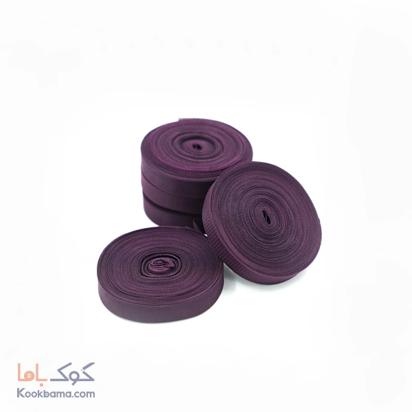 نوار اریب بشور رنگ بنفش تیره کد b35