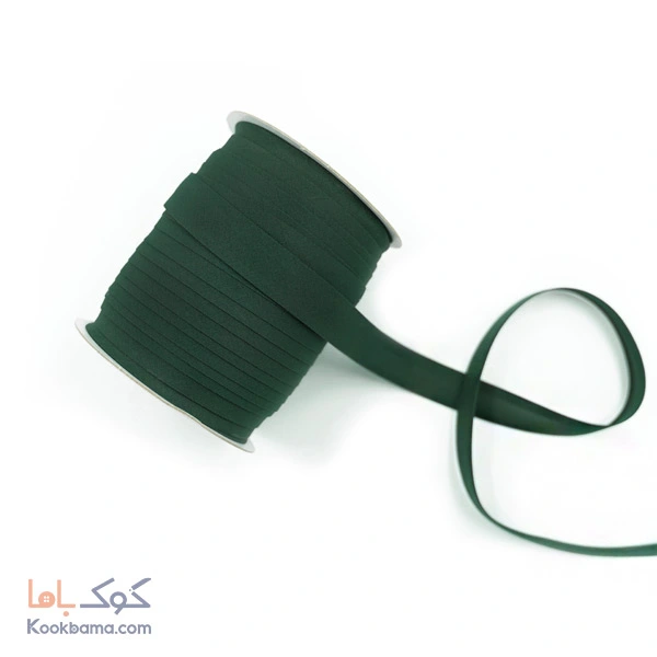 نوار اریب کتان 91 متر سبز کد c04