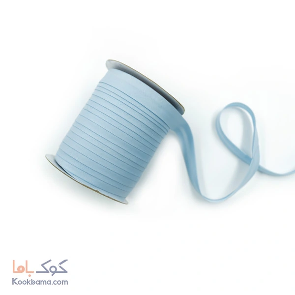 نوار اریب کتان 91 متر آبی روشن کد c07