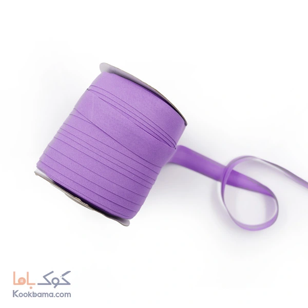 نوار اریب کتان 91 متر بنفش روشن کد c15