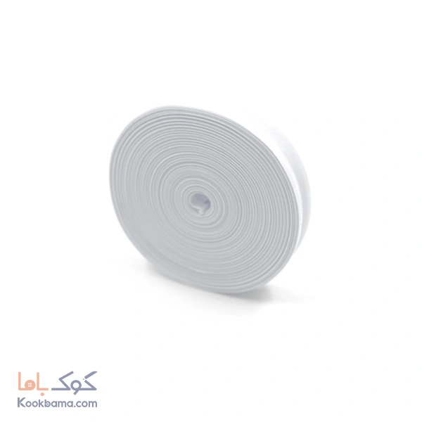 نوار اریب کتان 30 یاردی سفید کد cs01