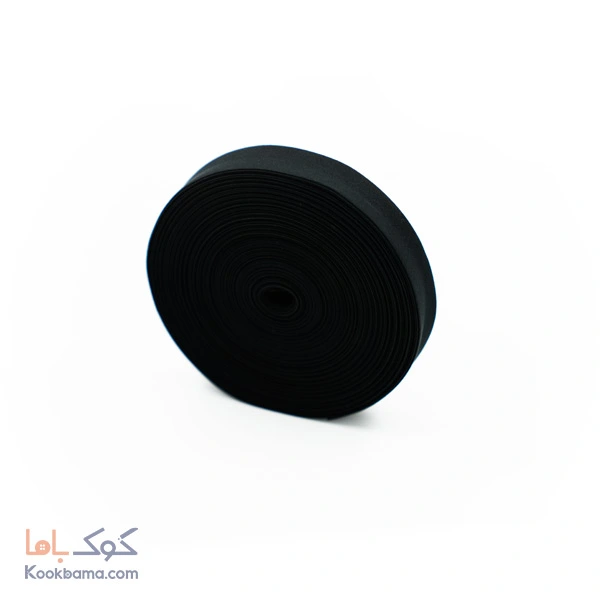 نوار اریب کتان 30 یاردی مشکی کد cs02