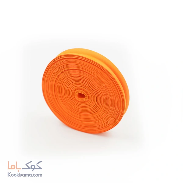 نوار اریب کتان 30 یاردی نارنجی کد cs11