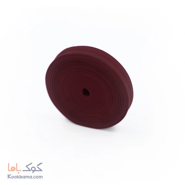 نوار اریب کتان 30 یاردی زرشکی تیره کد cs16