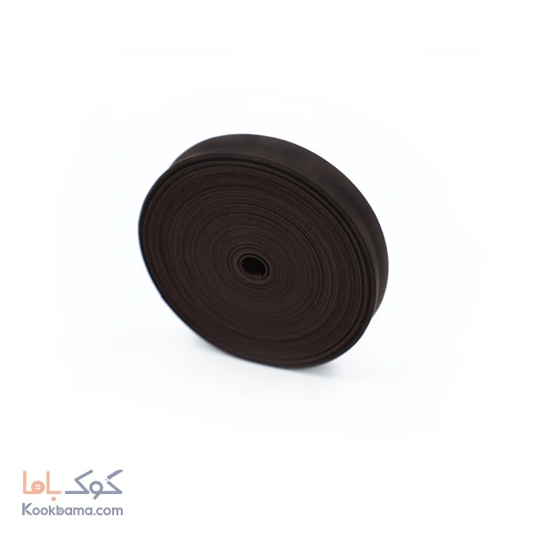 نوار اریب کتان 30 یاردی  قهوه ای تیره کد cs19