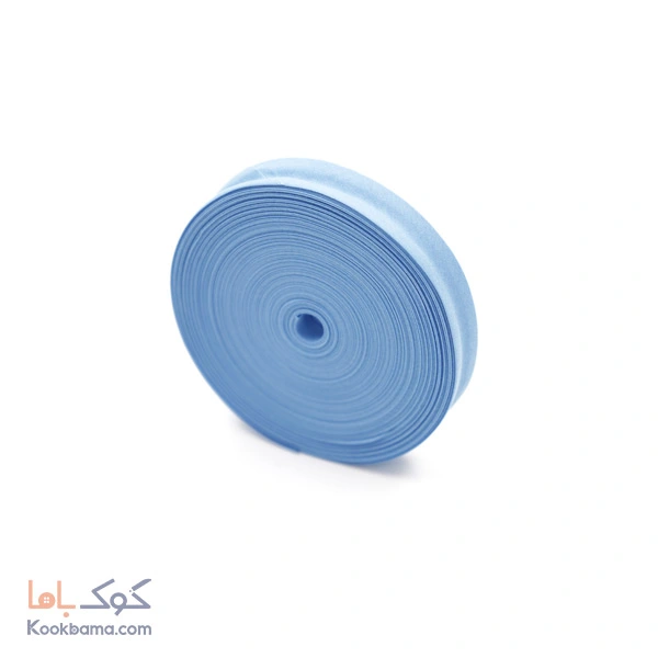 نوار اریب کتان 30 یاردی آبی روشن کد cs32