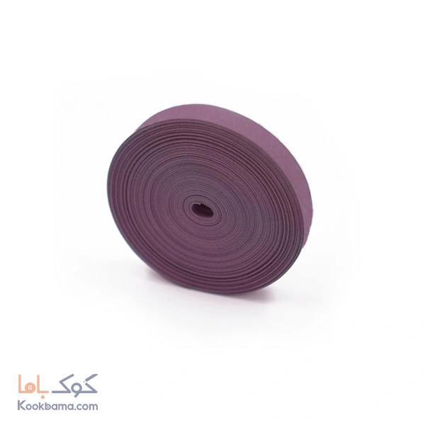 نوار اریب کتان 30 یاردی بنفش کدر کد cs34