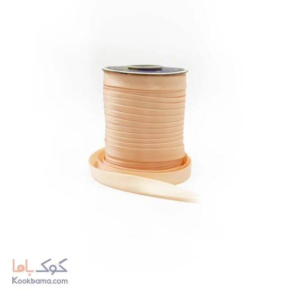 نوار اریب ساتن 91 متر گلبهی روشن کد s09