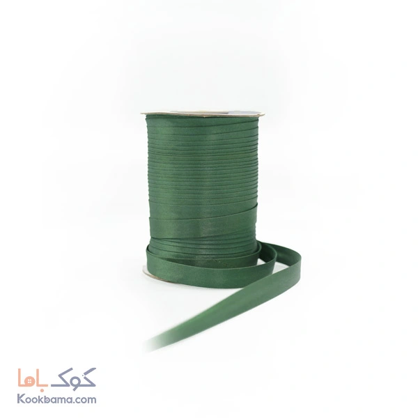 نوار اریب ساتن 91 متر سبز زیتونی s21