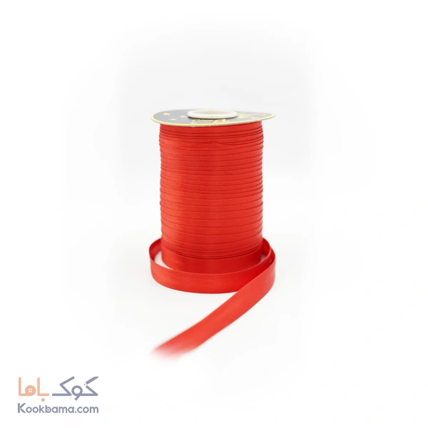 نوار اریب ساتن قرمز کد s25