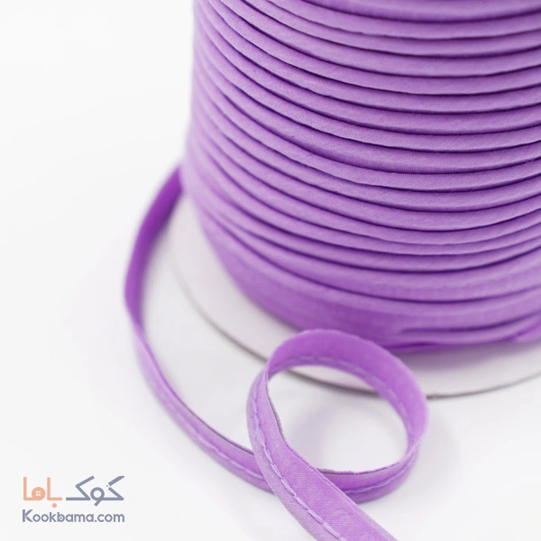 نوار مغزی کتان 65 متر یاسی کد mc07