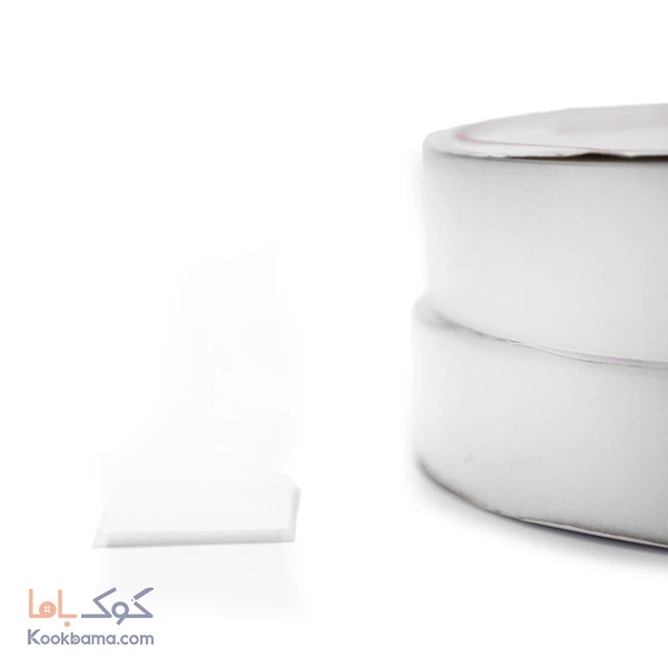 چسب نر و ماده (چسبک) 5 سانت  سفید (توپی)