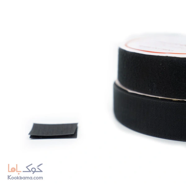 چسب نر و ماده (چسبک) 5 سانت مشکی (توپی)