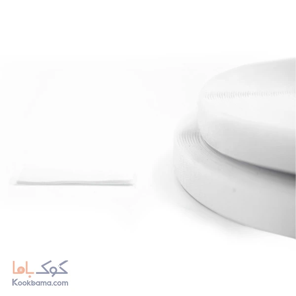 چسب نر و ماده (چسبک) 2/5 سانت سفید (توپی)
