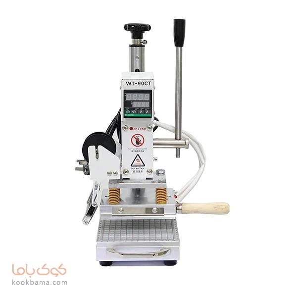 دستگاه پرس داغی حرارتی کلیشه و طلاکوب چرم دستی 10×13