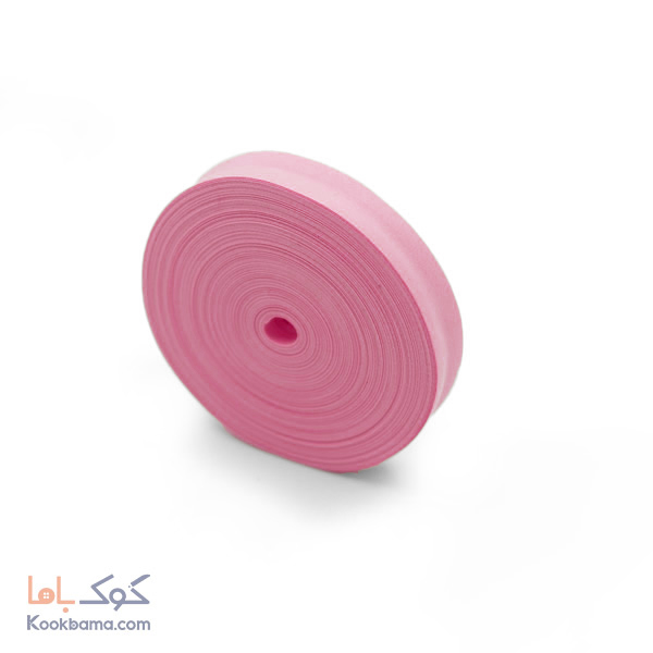 نوار اریب کتان 30 یاردی صورتی روشن کد cs04