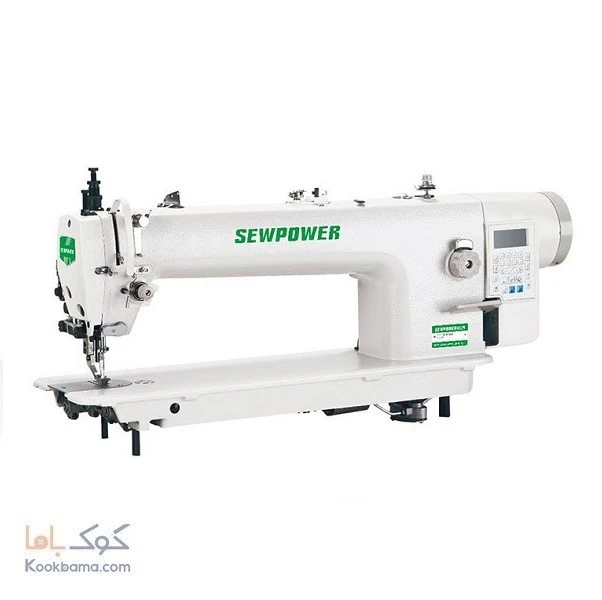  چرخ خیاطی راسته دوز دوپایه صنعتی 56 سانتی تنه بلند سوپاور مدل SP-313-XL-D4