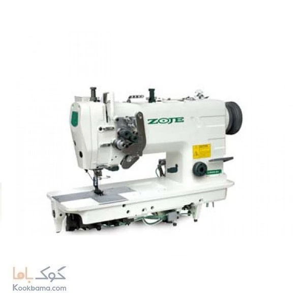 چرخ خیاطی دو سوزن دو ماکو استپ دار زوجی مدل ZJ8450