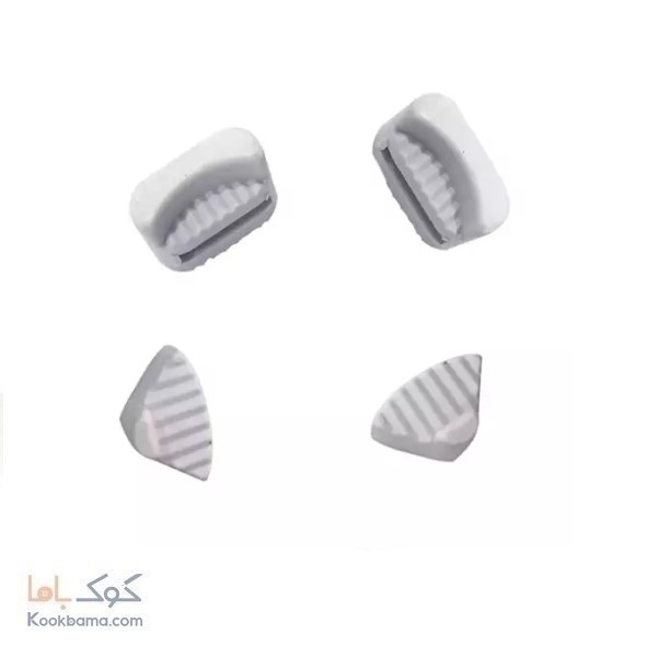 لاستیک گوشه کارتل چرخ خیاطی راسته بسته 4 عددی (یک دست)