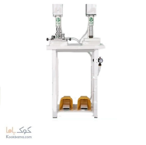 دستگاه پانچ دکمه و روکش زوجی پنوماتیک zj-800