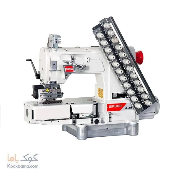 چرخ خیاطی کمرکش 12 سوزنه سیروبا مدل VC008A-12064P
