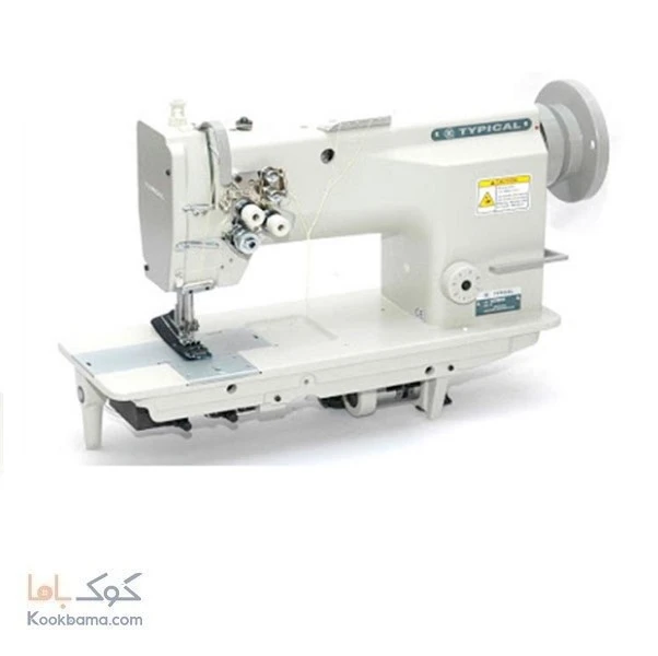 چرخ راسته دوز دو سوزن دو ماکو تک پایه تیپیکال مدل GC-6221-BD