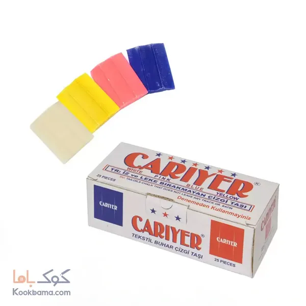صابون خیاطی رنگی کریر بسته 25 عددی
