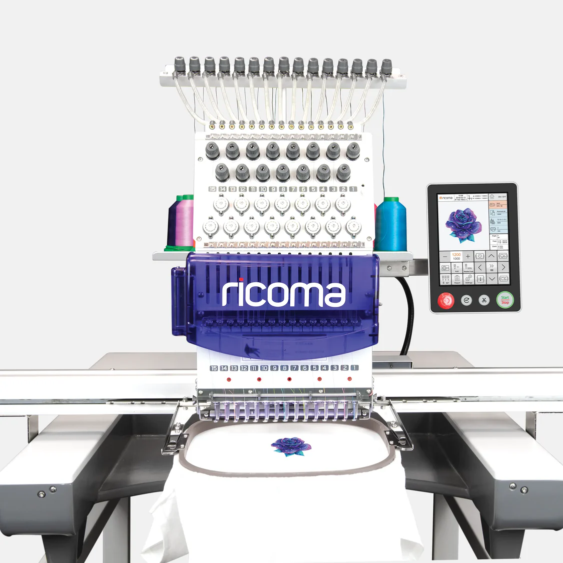 دستگاه گلدوزی تک کله 15 سوزن ریکوما SWD-1501-8S