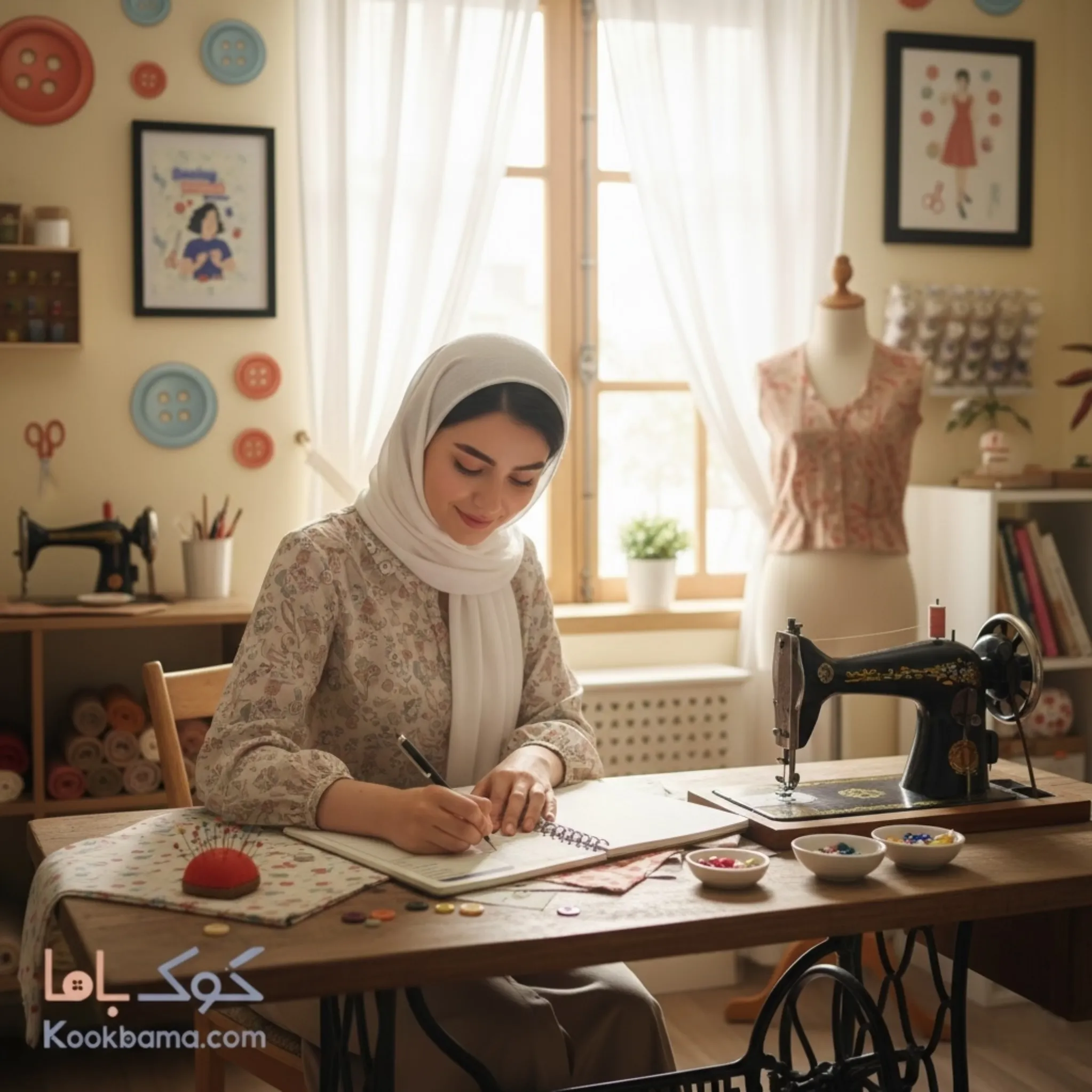 دفتر خیاطی(اندازه گیری) 11