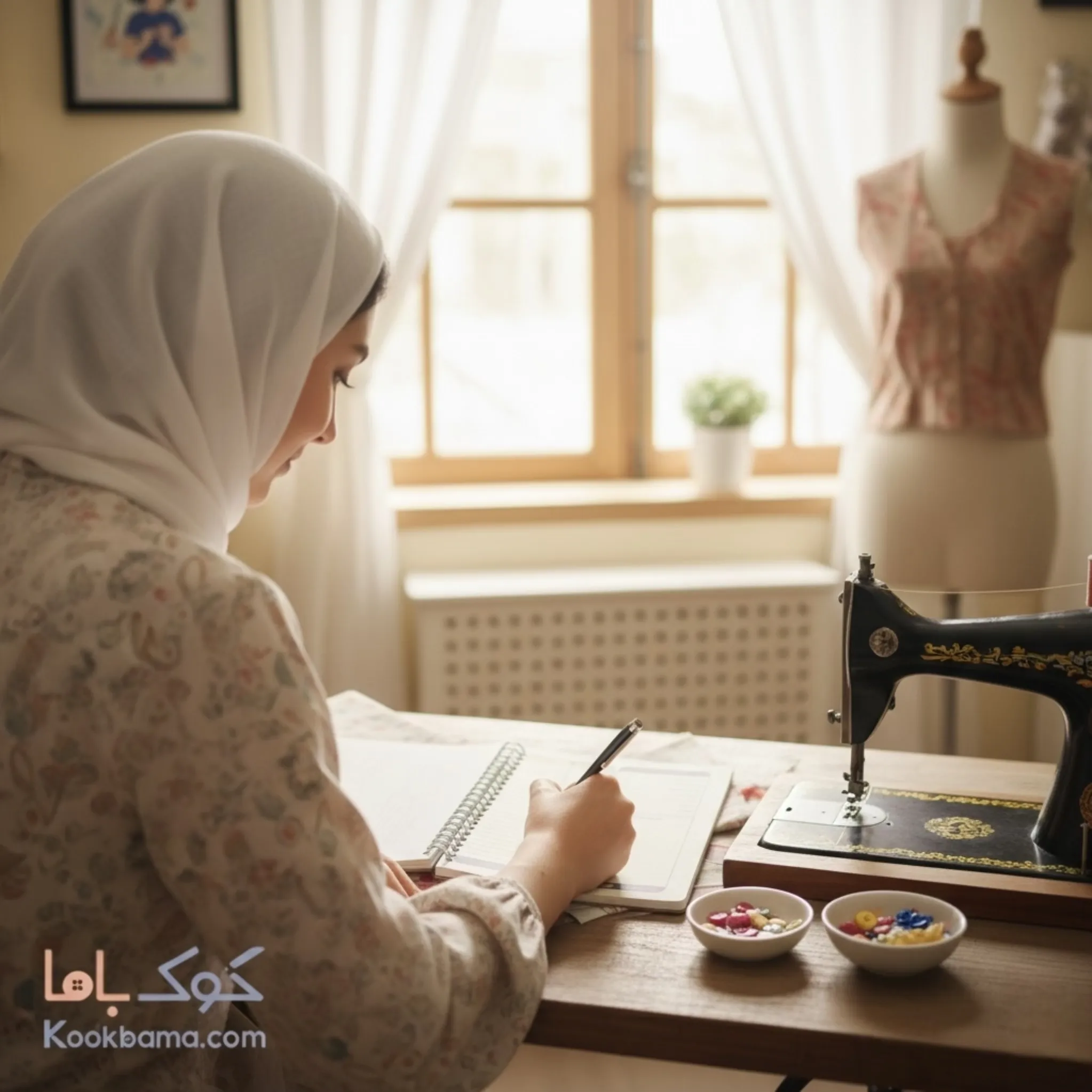 دفتر خیاطی(اندازه گیری) 12