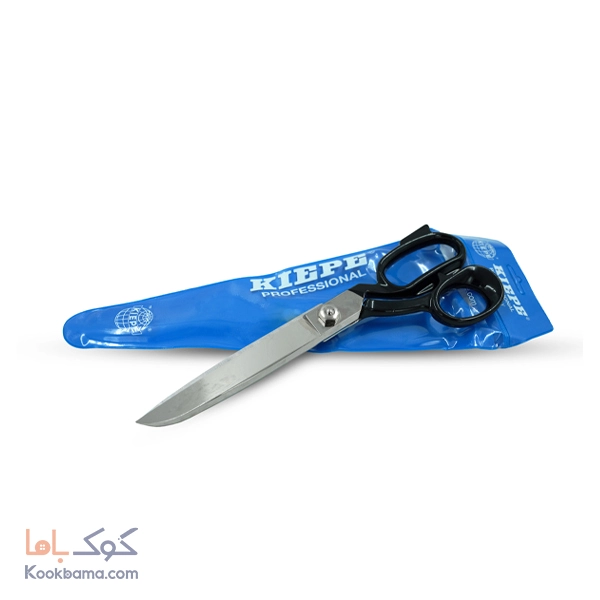 قیچی خیاطی  کیپ دسته استیل مشکی (اصل) سایز 8