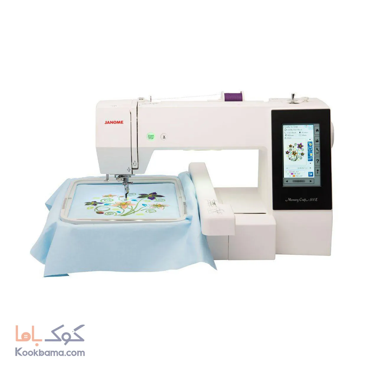 چرخ خیاطی گلدوزی ژانومه مدل 500E (اقساط 4 مرحله)