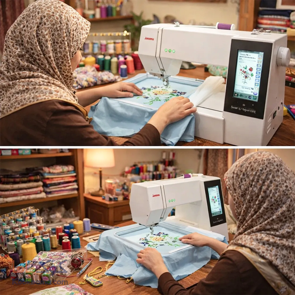 چرخ خیاطی گلدوزی ژانومه مدل 500E (اقساط 4 مرحله) 2