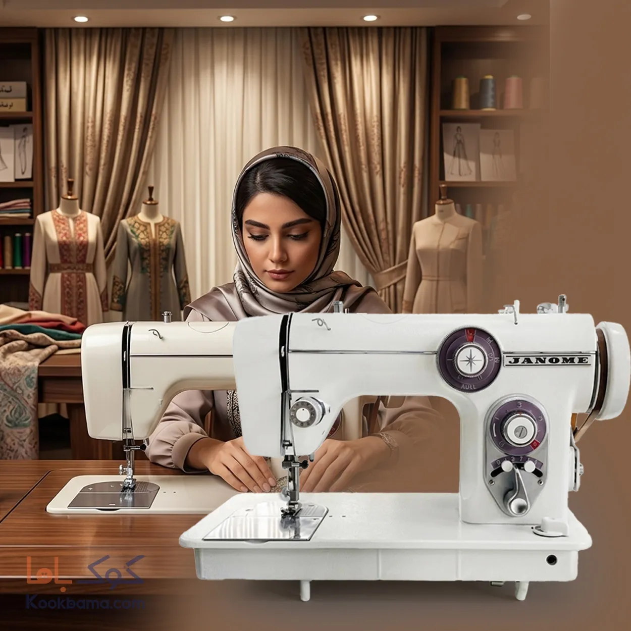 چرخ خیاطی ژانومه 672 استوک ژاپن(اقساط 4ماه) 0