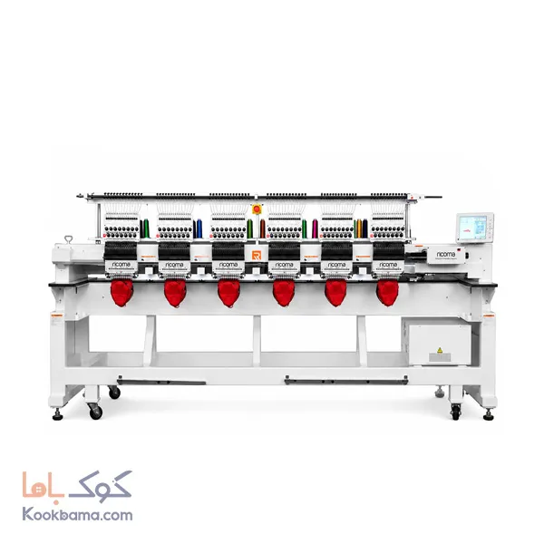 دستگاه گلدوزی صنعتی ۶ کله ۱۵ سوزنه Ricoma Titan 1506