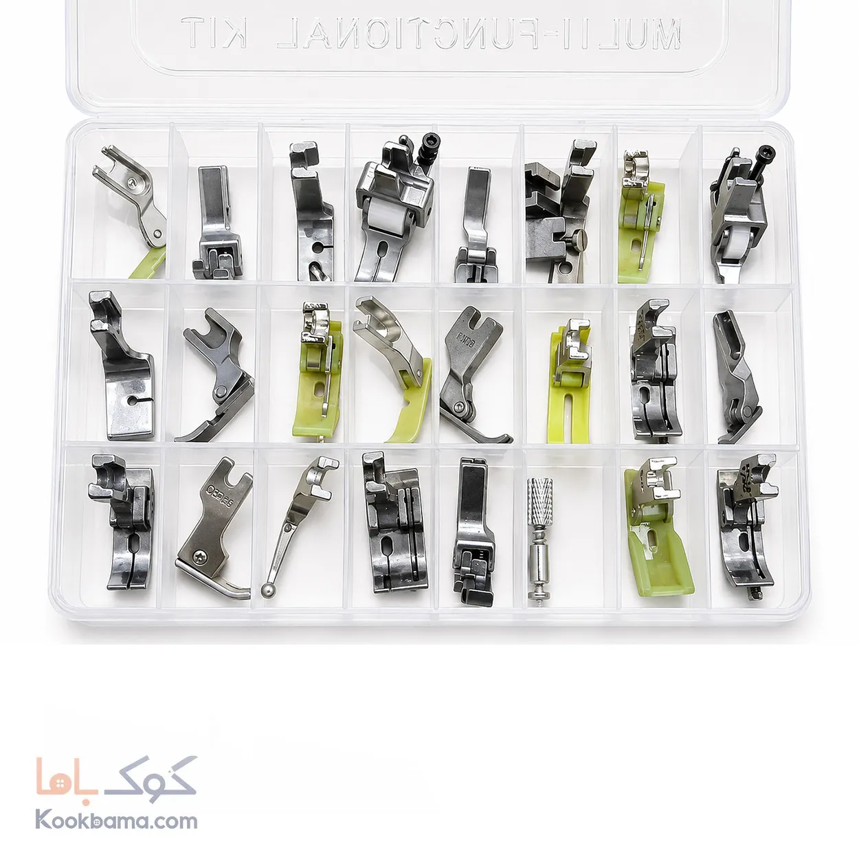 پک پایه چرخ راسته دوز صنعتی 24 عددی