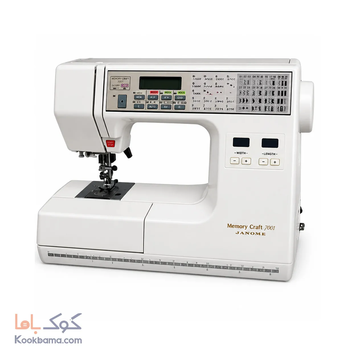 چرخ خیاطی ژانومه 7001 استوک ژاپن (اقساط 4 ماه)