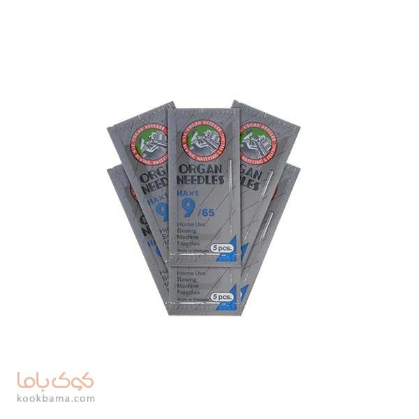 سوزن چرخ خیاطی ارگان  HAx1 سایز 9 بسته 5 عددی 