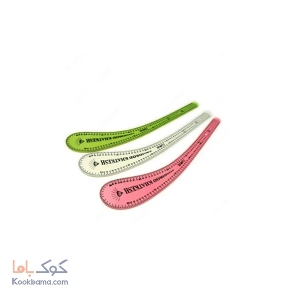 خط کش گرزی (curve)