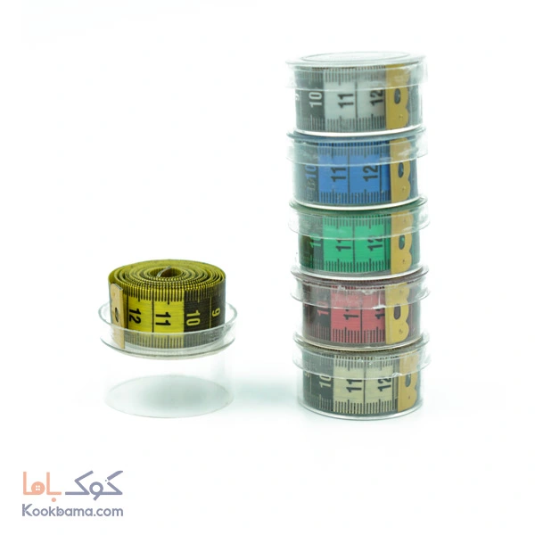متر خیاطی پروانه جعبه طلقی