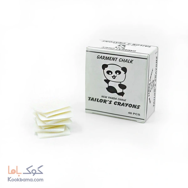صابون خیاطی پاندا یک بسته 48 عددی سفید