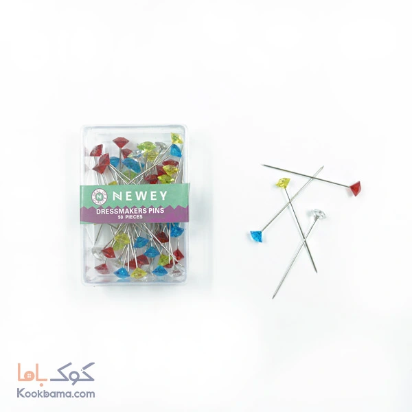 سوزن ته مرواریدی طرح کریستالی newey   0
