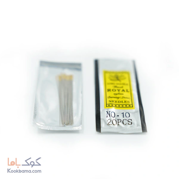 سوزن دستی سر طلایی رویال شماره 10