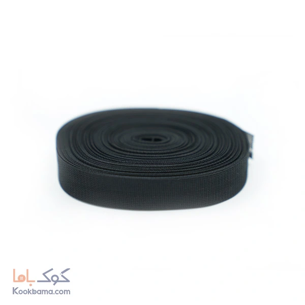 نوار اریب بشور رنگ مشکی 22 متری کد b02 0