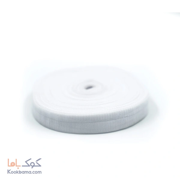 نوار اریب بشور رنگ سفید 22 متری  کد b1 0